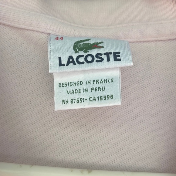 lacoste pink good condition - Picture 3 of 3